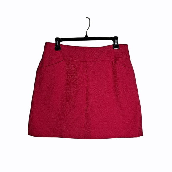 NOWT Loft taylor pink mini skirt  size 6 - Picture 1 of 6
